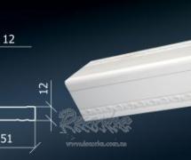 Карниз угловой Decor-Dizayn 142-220 (115) 2,4м