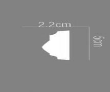 Полиуретановый молдинг MOS 22050 2.40м