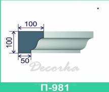 Подоконник фасадный ТМ Фасад Декор П-981 2м.
