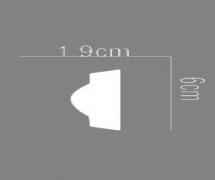 Полиуретановый молдинг MOS 19060 2.40м