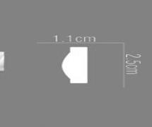 Полиуретановый молдинг MOS 11025 2.40м
