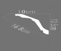 Полиуретановый гибкий карниз KOS 10135 2.40м