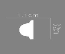 Полиуретановый гибкий молдинг MOS 11032 2.40м