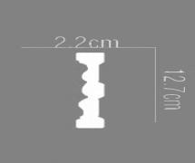 Полиуретановый молдинг MOS 22127 2.44м