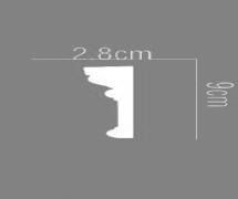 Полиуретановый молдинг MGS 28090 2.40м