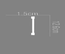 Полиуретановый молдинг MOS 15126 2.44м