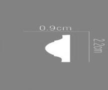 Полиуретановый гибкий молдинг MGS 09022 2.40м