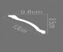 Полиуретановый карниз KOS 98085 2.40м