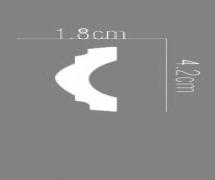 Полиуретановый молдинг MOS 18042 2.40м