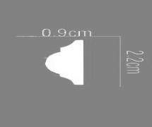 Полиуретановый молдинг MOS 09022 2.40м