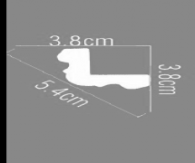 Полиуретановый гибкий карниз KGS 38038A 2.40м