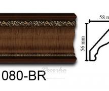 Карниз с орнаментом Decor-Dizayn A1080-BR 2,4м