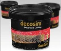 Декоративная краска на водной основе с кристаллическим эффектом DECOSIM 1л