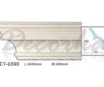 Карниз с гладким профилем Classic Home ET-8590 2,4м