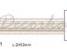 Молдинг гибкий с гладким профилем Classic Home ET-8711Q 2,4м