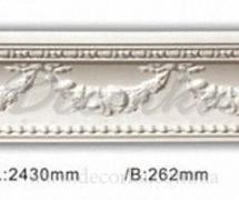 Карниз с орнаментом Classic Home ET-88284 2,43м