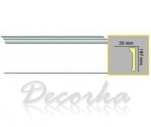 Молдинг с гладким профилем Harmony М 231 2,44 м