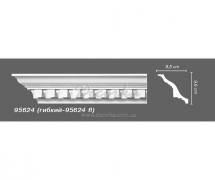 Карниз гибкий с орнаментом Decomaster 95624 Flex