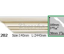 Карниз с гладким профилем Gaudi Decor P-202 2,44м