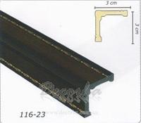 Угловой Молдинг с орнаментом Арт Багет 116-23 (new) 2,4м