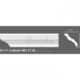 Карниз гибкий с гладким профилем Decomaster 96117 Flex
