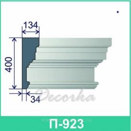 Карниз фасадный ТМ Фасад Декор П-923 2м.