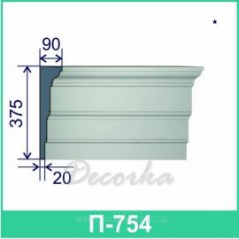 Карниз фасадный ТМ Фасад Декор П-754 2м.