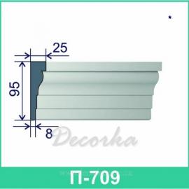 Молдинг фасадный ТМ Фасад Декор П-709 2м.