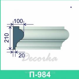 Карниз фасадный ТМ Фасад Декор П-984 2м.