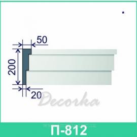 Молдинг фасадный ТМ Фасад Декор П-812 2м.