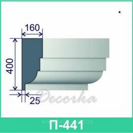 Карниз фасадный ТМ Фасад Декор П-441 2м.