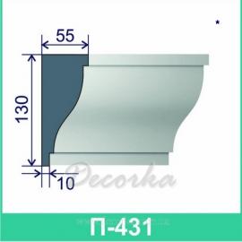 Молдинг фасадный ТМ Фасад Декор П-431 2м.