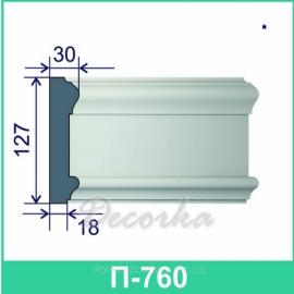Молдинг фасадный ТМ Фасад Декор П-760 2м.