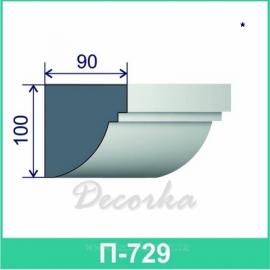 Карниз фасадный ТМ Фасад Декор П-729 2м.