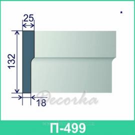 Молдинг фасадный ТМ Фасад Декор П-499 2м.