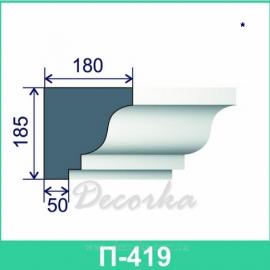 Карниз фасадный ТМ Фасад Декор П-419 2м.