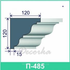 Карниз фасадный ТМ Фасад Декор П-485 2м.