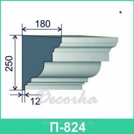 Карниз фасадный ТМ Фасад Декор П-824 2м.