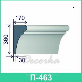 Карниз фасадный ТМ Фасад Декор П-463 2м.
