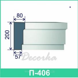 Подоконник фасадный ТМ Фасад Декор П-406 2м.