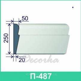 Молдинг фасадный ТМ Фасад Декор П-487 2м.