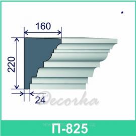 Карниз фасадный ТМ Фасад Декор П-825 2м.