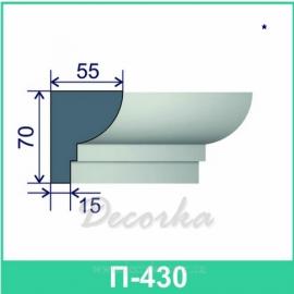 Подоконник фасадный ТМ Фасад Декор П-430 2м.
