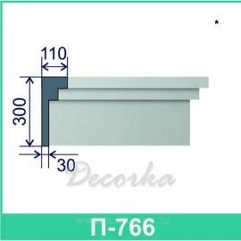 Карниз фасадный ТМ Фасад Декор П-766 2м.