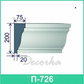 Молдинг фасадный ТМ Фасад Декор П-726 2м.