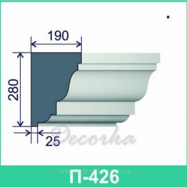 Карниз фасадный ТМ Фасад Декор П-426 2м.