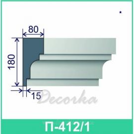 Молдинг фасадный ТМ Фасад Декор П-412-1 2м.