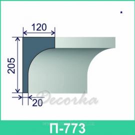 Карниз фасадный ТМ Фасад Декор П-773 2м.