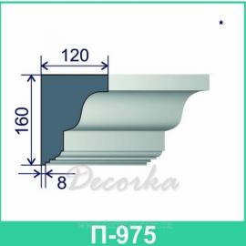 Карниз фасадный ТМ Фасад Декор П-975 2м.