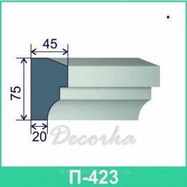 Подоконник фасадный ТМ Фасад Декор П-423 2м.
